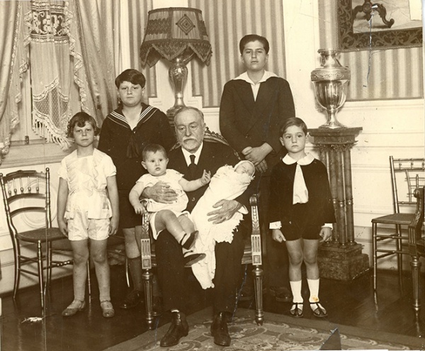 Foto antiga em preto e branco